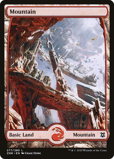 Mountain 277 Full Art Zendikar Rising (ZNR) - (#277) Near Mint