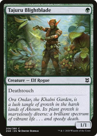 Tajuru Blightblade Zendikar Rising (ZNR) - (#208) Near Mint