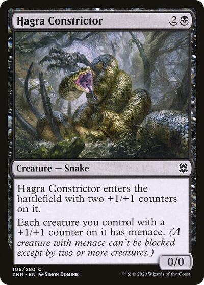 Hagra Constrictor Zendikar Rising (ZNR) - (#105) Near Mint