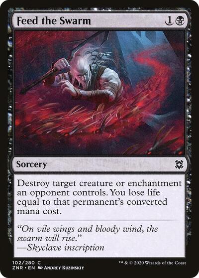 Feed the Swarm Zendikar Rising (ZNR) - (#102) Near Mint