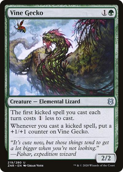 Vine Gecko Zendikar Rising (ZNR) - (#219) Near Mint