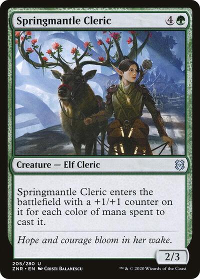 Springmantle Cleric Zendikar Rising (ZNR) - (#205) Near Mint