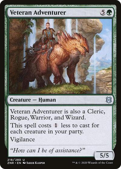Veteran Adventurer Zendikar Rising (ZNR) - (#218) Near Mint