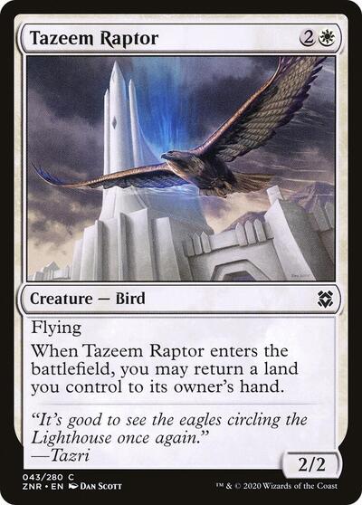 Tazeem Raptor Zendikar Rising (ZNR) - (#43) Near Mint