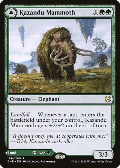 Kazandu Mammoth Zendikar Rising (ZNR) - (#189) Near Mint