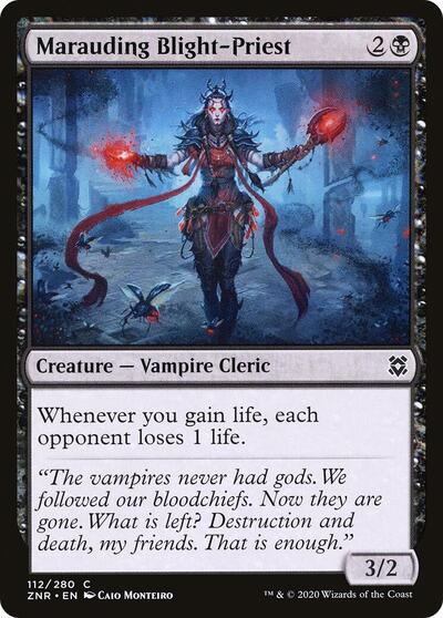 Marauding Blight Priest Zendikar Rising (ZNR) - (#112) Near Mint