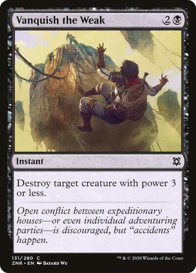 Vanquish the Weak Zendikar Rising (ZNR) - (#131) Near Mint