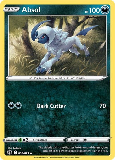 Absol Champion's Path (CHP) - (#38/73) Reverse Holofoil Near Mint