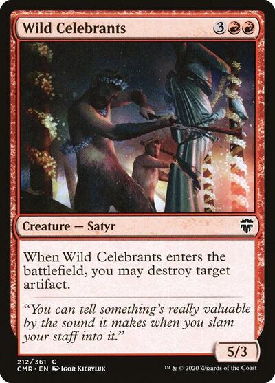 Wild Celebrants Commander Legends (CMR) - (#212) Near Mint