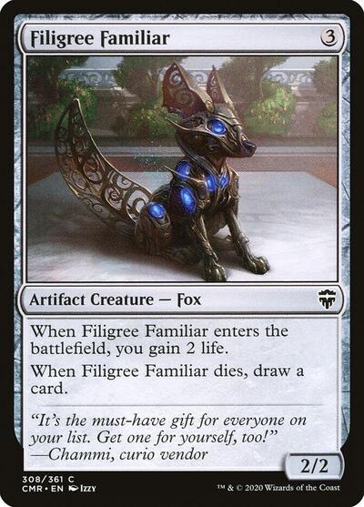 Filigree Familiar Commander Legends (CMR) - (#308) Near Mint
