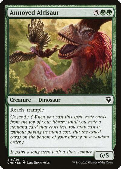 Annoyed Altisaur Commander Legends (CMR) - (#216) Near Mint