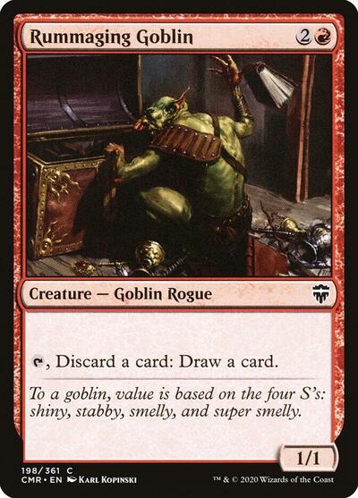 Rummaging Goblin Commander Legends (CMR) - (#198) Near Mint