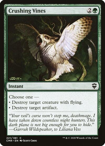 Crushing Vines Commander Legends (CMR) - (#221) Near Mint