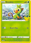 2021 Pokemon: McDonald's 25th Anniversary Promos (M21) - Grookey - 8/25 (#008/025, Promo)