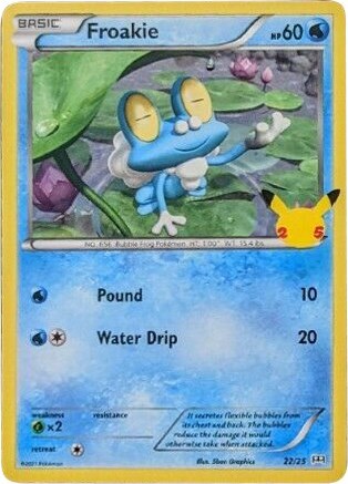 2021 Pokemon: McDonald's 25th Anniversary Promos (M21) - Froakie - 22/25 (#022/025, Promo)