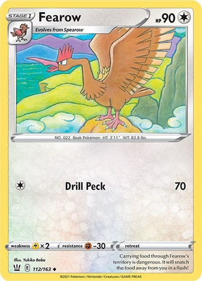 Fearow SWSH05: Battle Styles (SWSH05) - (#112/163) Near Mint