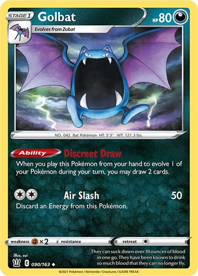 Golbat SWSH05: Battle Styles (SWSH05) - (#090/163) Near Mint