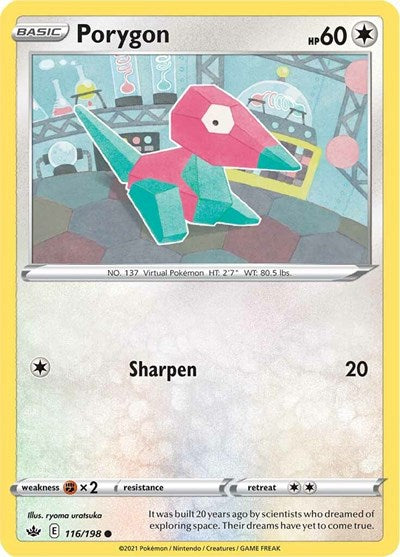 Porygon SWSH06: Chilling Reign (SWSH06) - (#116/198) Near Mint
