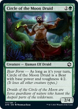 Circle of the Moon Druid Adventures in the Forgotten Realms (AFR) - (#177) Near Mint