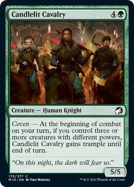 Candlelit Cavalry Innistrad: Midnight Hunt (MID) - (#175) Near Mint