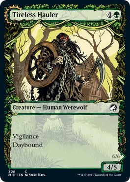 Tireless Hauler Showcase Innistrad: Midnight Hunt (MID) - (#305) Near Mint