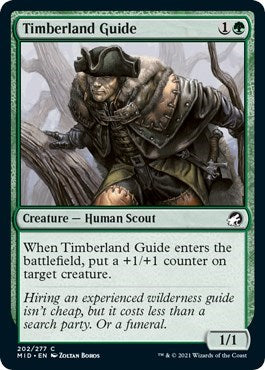 Timberland Guide Innistrad: Midnight Hunt (MID) - (#202) Near Mint