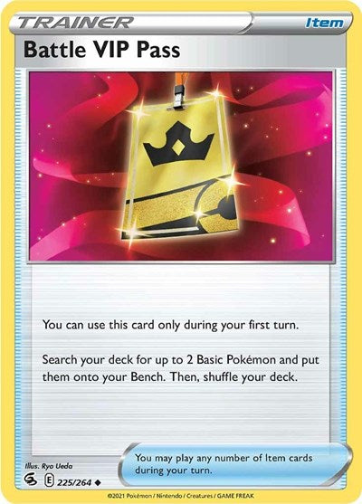 Battle VIP Pass SWSH08: Fusion Strike (SWSH08) - (#225/264) Near Mint
