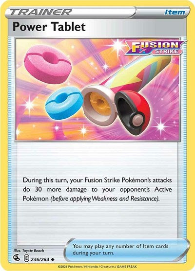 Power Tablet SWSH08: Fusion Strike (SWSH08) - (#236/264) Near Mint