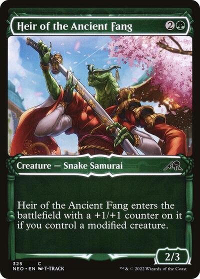 Heir of the Ancient Fang Showcase Kamigawa: Neon Dynasty (NEO) - (#325) Near Mint