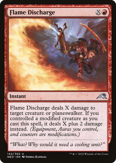 Flame Discharge Kamigawa: Neon Dynasty (NEO) - (#142) Near Mint