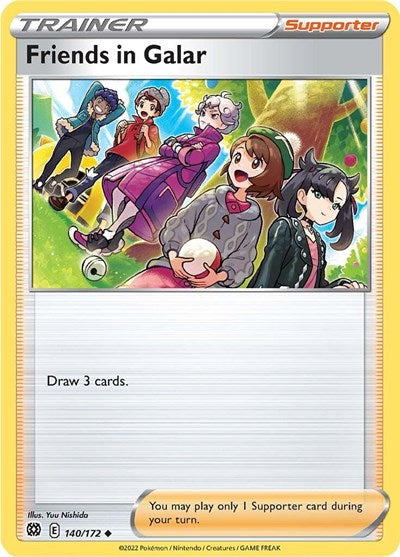 Friends in Galar SWSH09: Brilliant Stars (SWSH09) - (#140/172) Near Mint