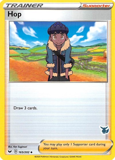 Hop - 165/202 (Eevee Stamped) Battle Academy 2022 (BA22) - (#165/202) Near Mint