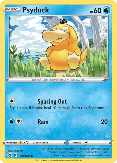 Psyduck SWSH10: Astral Radiance (SWSH10) - (#028/189) Near Mint