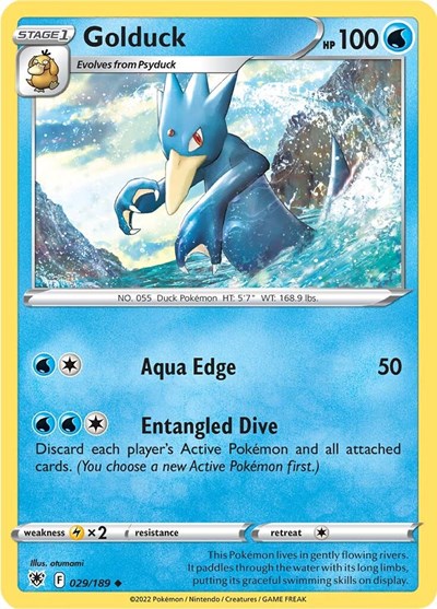 Golduck SWSH10: Astral Radiance (SWSH10) - (#029/189) Near Mint