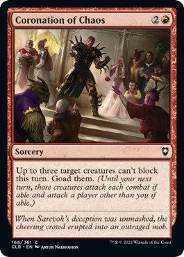 Coronation of Chaos Commander Legends: Battle for Baldur's Gate (CLB) - (#168) Near Mint
