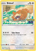 Bidoof Pokemon GO (PGO) - (#059/078) Near Mint