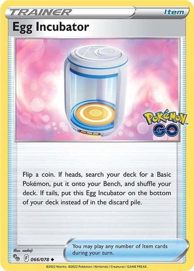 Egg Incubator Pokemon GO (PGO) - (#066/078) Near Mint