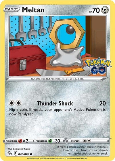 Meltan Pokemon GO (PGO) - (#045/078) Near Mint