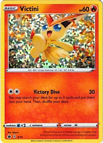 Victini - 5/15 McDonald's Promos 2022 (M22) - (#005/015) Holofoil Near Mint