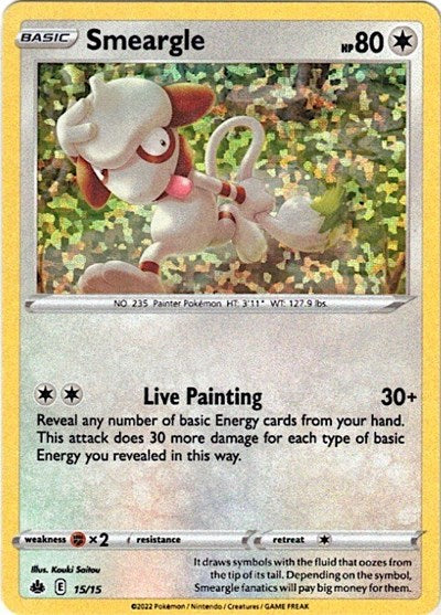 Smeargle - 15/15 McDonald's Promos 2022 (M22) - (#015/015) Holofoil Near Mint