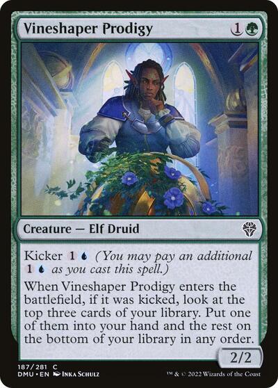 Vineshaper Prodigy Dominaria United (DMU) - (#187) Near Mint