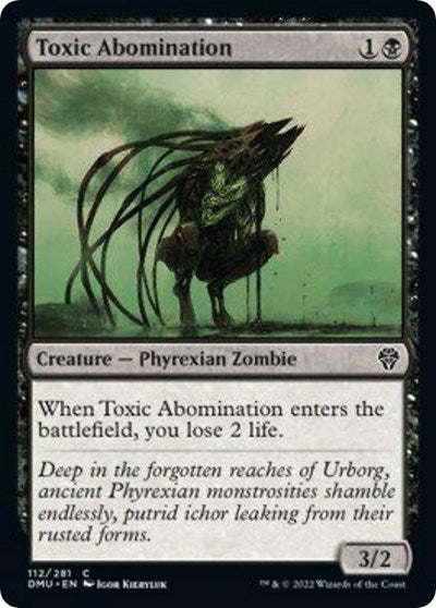 Toxic Abomination Dominaria United (DMU) - (#112) Near Mint