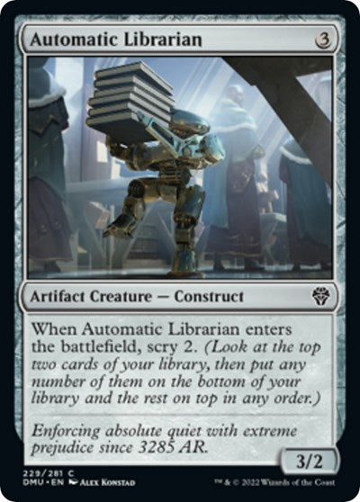Automatic Librarian Dominaria United (DMU) - (#229) Near Mint