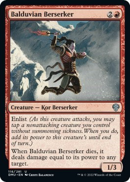 Balduvian Berserker Dominaria United (DMU) - (#116) Near Mint