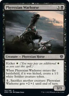 Phyrexian Warhorse Dominaria United (DMU) - (#101) Near Mint