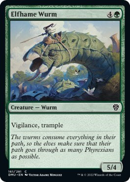 Elfhame Wurm Dominaria United (DMU) - (#161) Near Mint