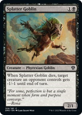 Splatter Goblin Dominaria United (DMU) - (#109) Near Mint