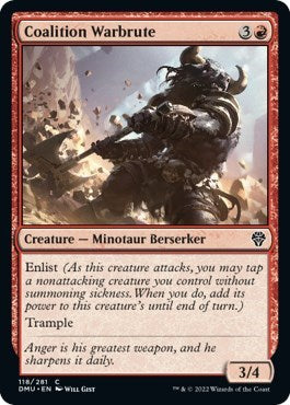Coalition Warbrute Dominaria United (DMU) - (#118) Near Mint