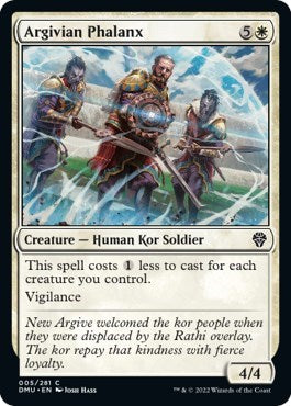 Argivian Phalanx Dominaria United (DMU) - (#5) Near Mint