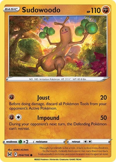 Sudowoodo SWSH11: Lost Origin (SWSH11) - (#094/196) Near Mint